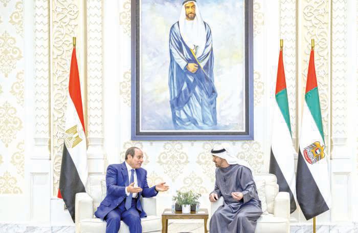 Mohamed, Sisi discuss ways to regional peace