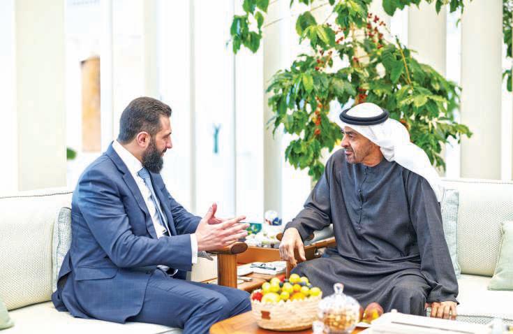 UAE and Syria Presidents discuss regional security