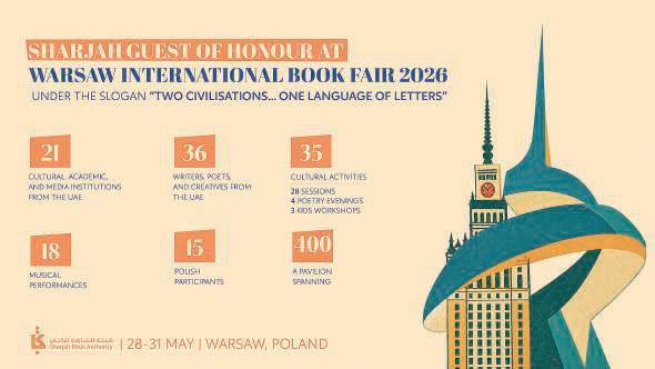 Warsaw Book Fair opens today with Sharjah as Guest of Honour