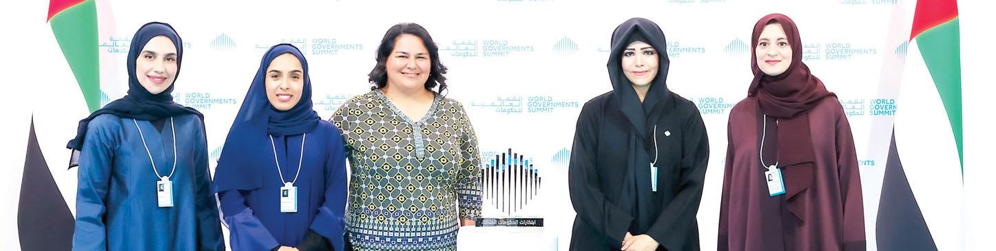 لطيفة بنت محمد تُكرّم الفريق الفائز بجائزة ابتكارات الحكومات الخلاقة