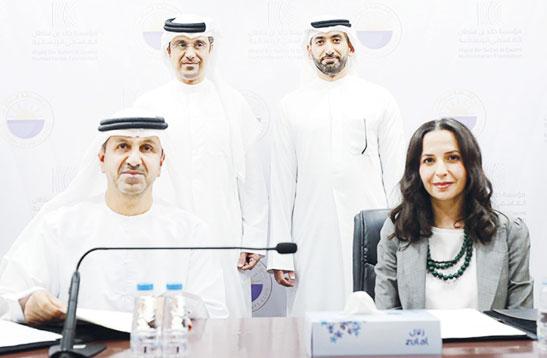 نادي الشارقة يوقع اتفاقية تعاون مع مؤسسة خالد بن سلطان القاسمي الإنسانية