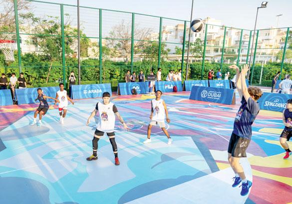 بلدية دبي تُنجز تصميم ملاعب رياضية في حدائقها العامة