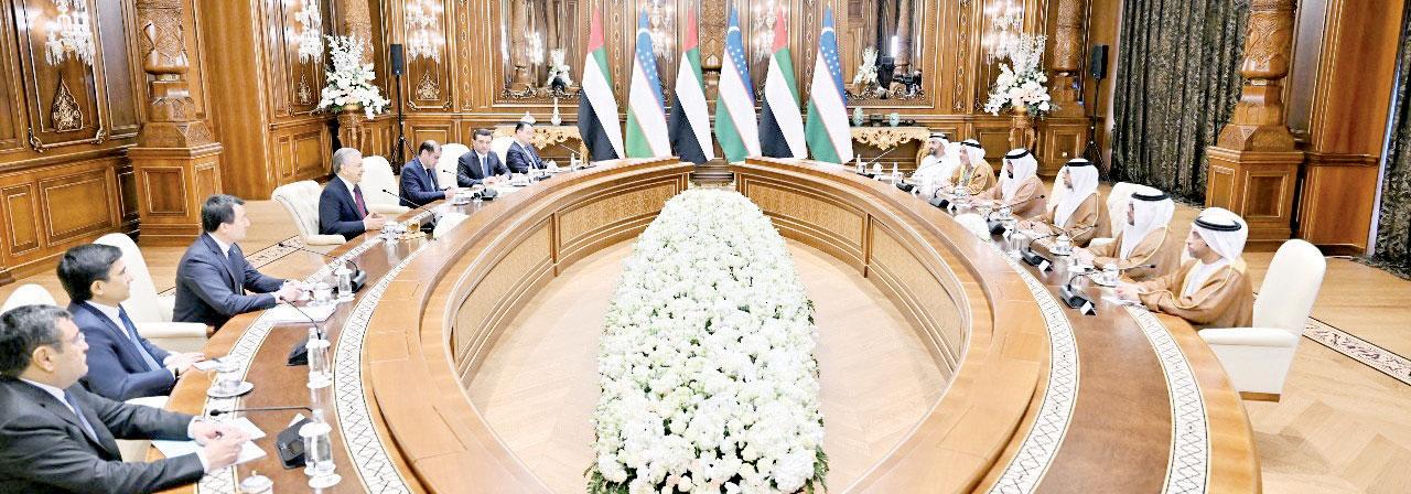 رئيس أوزبكستان والمزروعي: علاقاتنا مزدهرة