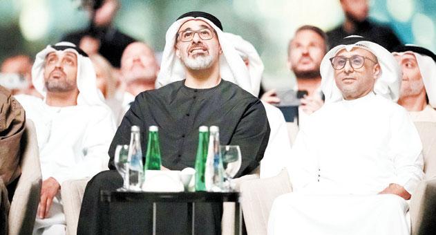 خالد بن محمد بن زايد يشهد افتتاح متحف «تيم لاب فينومينا أبوظبي» للفنون الرقمية