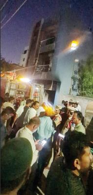 పాషా కాలనీలో ఘోర అగ్నిప్రమాదం...