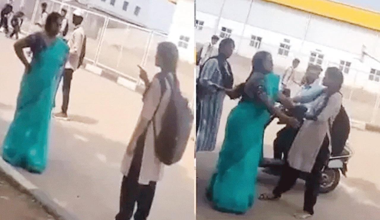 బరితెగించిన ఓ విద్యార్థి