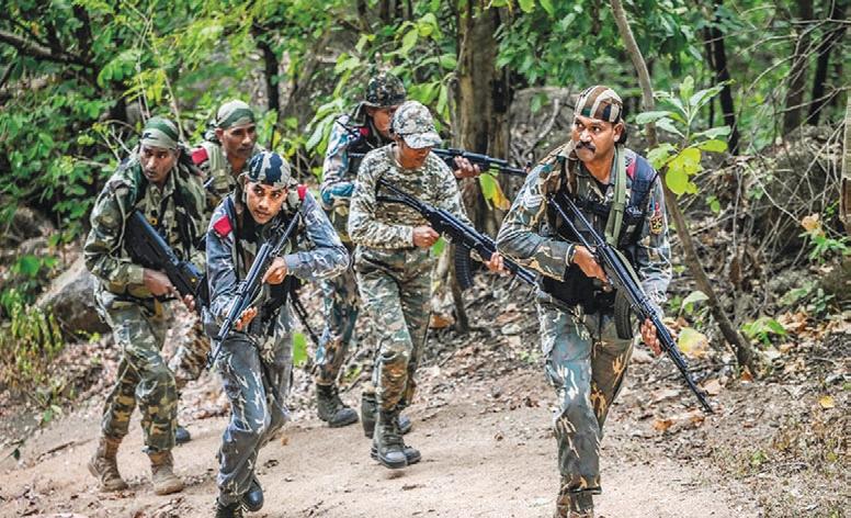 కర్రెగుట్టలో కాల్పుల మోత