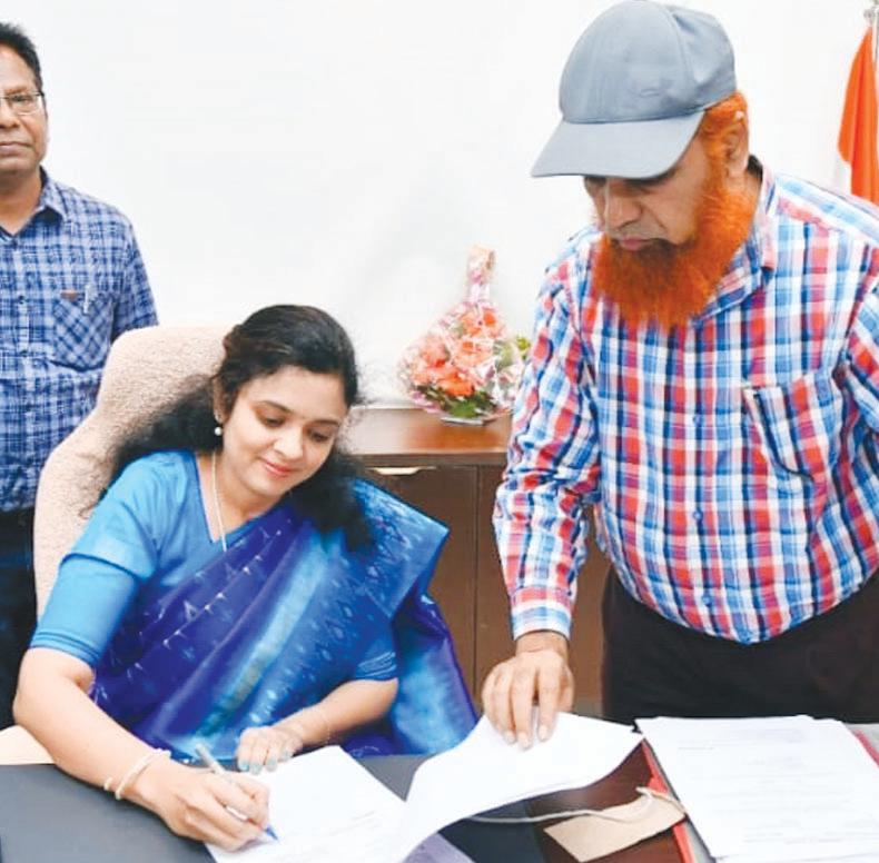 ఐఆండీ పీఆర్ కమీషనర్గా సిహెచ్.ప్రియాంక బాధ్యతల స్వీకరణ