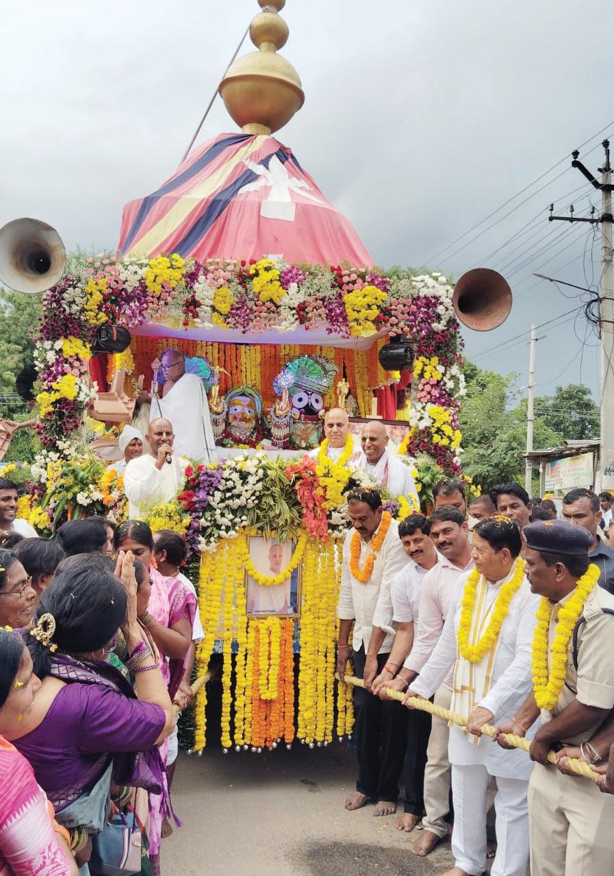 ఇస్కాన్ సేవలు అభినందనీయం : ఎమ్మెల్యే సుదర్శన్ రెడ్డి