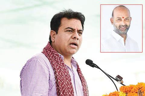 బండి సంజయ్కి కేటీఆర్ లీగల్ నోటీసులు