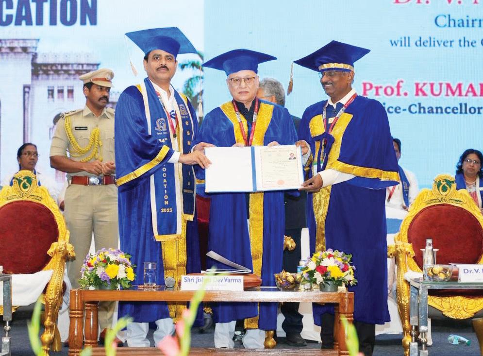ఓయూ నుంచి డాక్టరేట్ స్వీకరించడం గర్వంగా ఉంది: ఇస్రో చైర్మన్ నారాయణన్