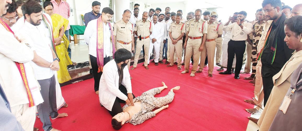 యాదాద్రి కొండపై వైద్య శిబిరం