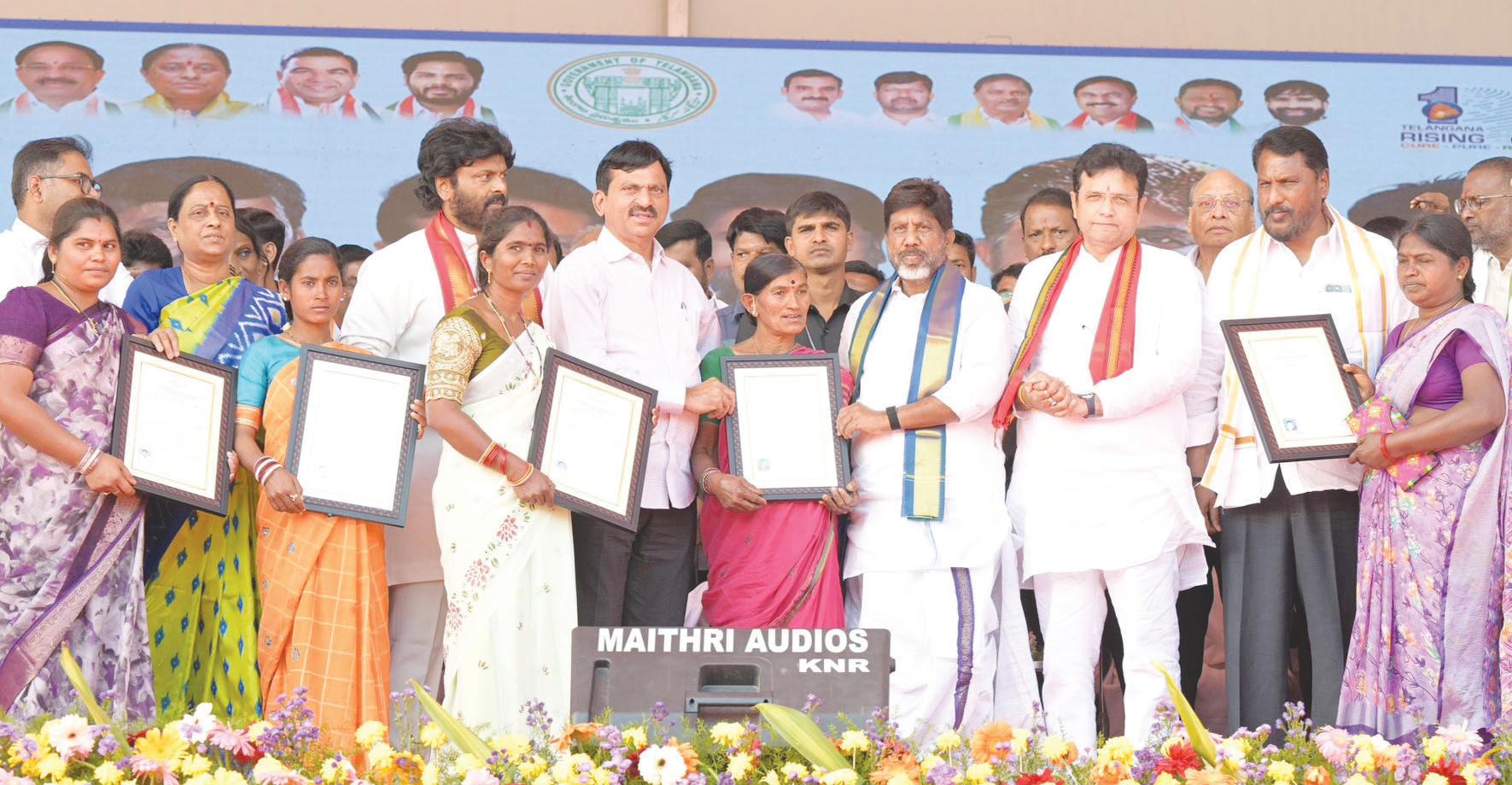 రాష్ట్రవ్యాప్తంగా 4.50 లక్షల ఇందిరమ్మ ఇండ్ల నిర్మిస్తున్నాం