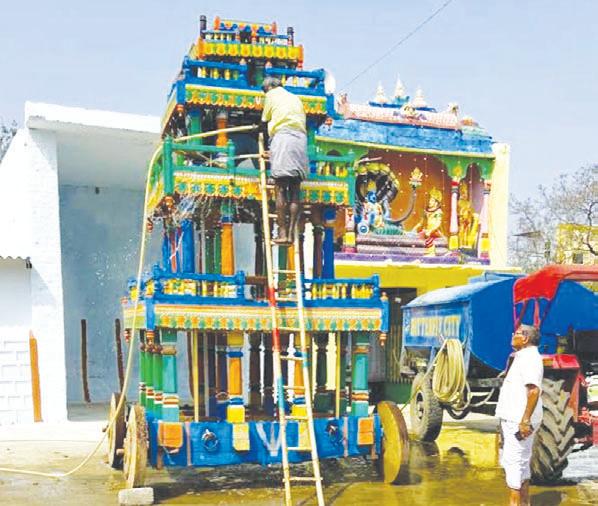 బ్రహ్మోత్సవాలకు ముస్తాబైన శ్రీ లక్ష్మీ చెన్నకేశవ ఆలయం