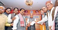 हरिभूमि की खबर पर मुहर, किरण भाजपा के अध्यक्ष, भरा नामांकन, आज होगा ऐलान