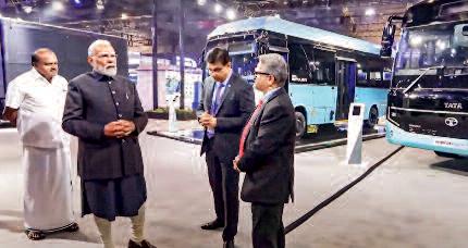 भारत मोबिलिटी ग्लोबल एक्सपो का आगाज मारुति, हुंडई ने पेश किए अपने ईवी मॉडल