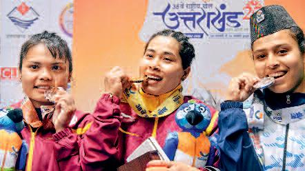 बिंद्यारानी ने राष्ट्रीय रिकॉर्ड के साथ जीता स्वर्ण पदक