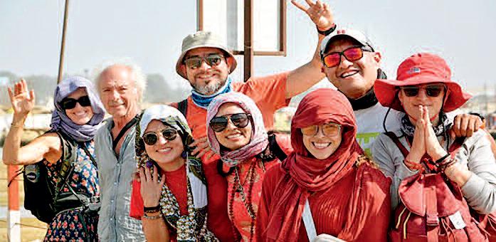 'यहां आकर हमें बहुत खुशी और शांति मिली'