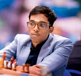 प्रज्ञानानंद ने फिर से ड्रॉ खेली चिदंबरम ने कीमर को हराया