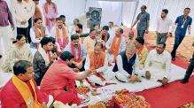 भाजपा स्थापना दिवस पर कार्यकर्ताओं को ट्रेनिंग देने भवन की रखी नींव