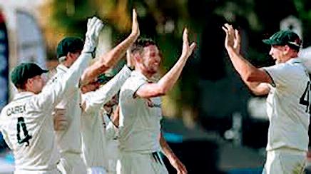 हेजलवुड के पांच विकेट से ऑस्ट्रेलिया ने वेस्टइंडीज को तीन दिन में हराया