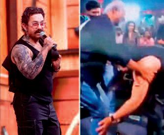 कुली के ट्रेलर लॉन्च में पहुंचे आमिर रजनीकांत के छुए पैर