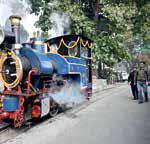 NFR GM flags off vintage steam engine 'Baby Sivok' at DHR