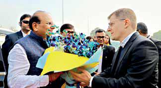 L-G Saxena visits Noida Int'l Airport site, praises swift development work