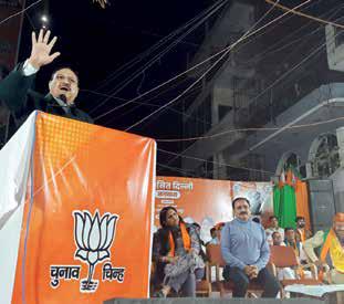 Nadda holds two massive rallies in Delhi, targets AAP over corruption