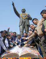 Pb: Dalit bodies, BJP take to streets to protest Ambedkar statue vandalism bid