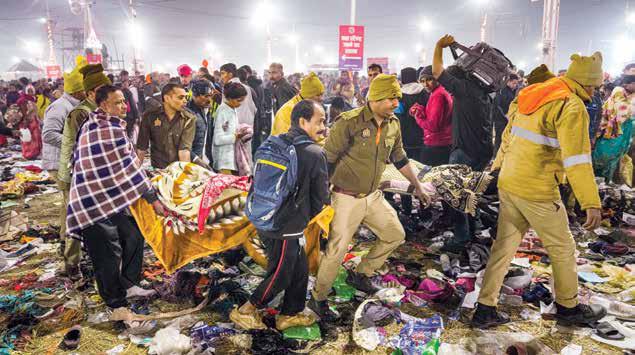 At least 30 killed in pre-dawn stampede at Maha Kumbh