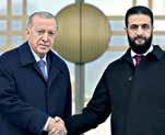 Syria's interim leader holds talks with key ally Turkey on his second international trip