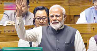 LS: PM Modi says his govt gave true development to poor, not false slogans