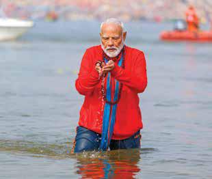 Blessed to be at Maha Kumbh: PM Modi takes holy dip at Sangam