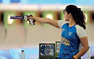 After long break, business as usual for Bhaker