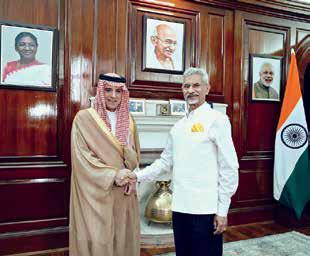 Amid tensions, Saudi Min visits Delhi
