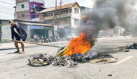 Protests Rock Manipur Over Meitei Leaders' Arrests; Curfew, Net Ban Imposed in 5 Districts
