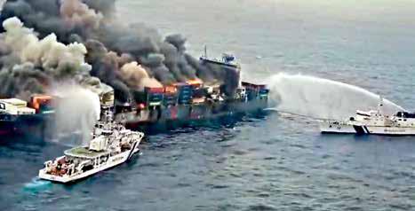 Explosions Continue To Rock Singapore-Flagged Ship