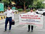 Reflective tapes, safety lessons: Traffic police lead awareness blitz across city