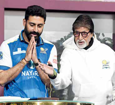 Amitabh Bachchan praises son Abhishek for taking daring roles