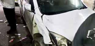 Truck jumps divider, hits car and pedestrians; 5 hurt in Seelampur