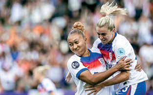 Fab Four for England as Lauren Steals Show
