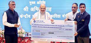 Amit Shah felicitates medal-winning Indian delegation of World Police and Fire Games 2025