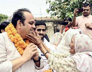 Health minister Pankaj Kumar Singh leads cleanliness & plantation drive in Vikaspuri