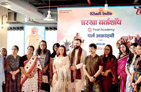 Pearl Academy & KVIC Organise 'CHARKHA' & Pottery Art Workshop