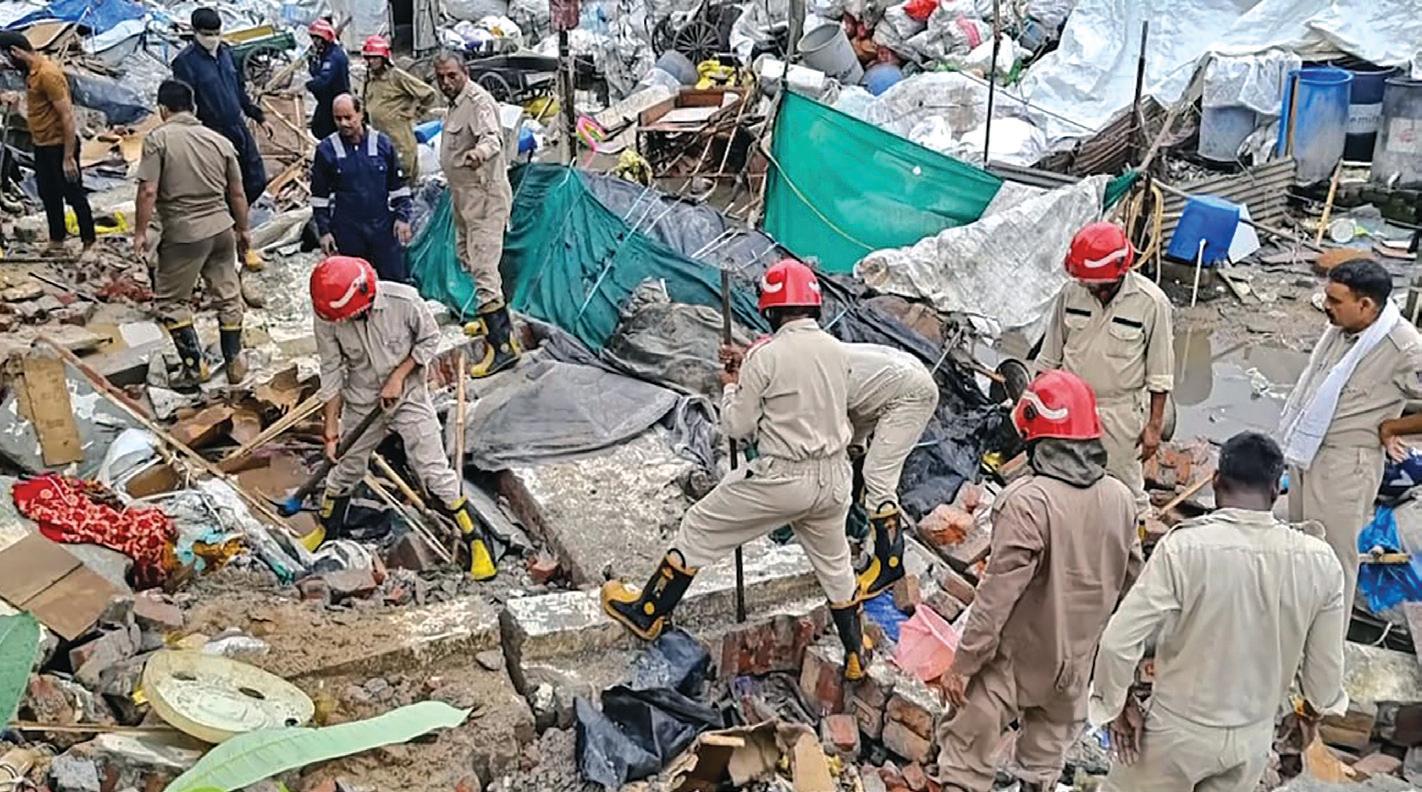 '7 or 8 in hospital, 5 from my family': Wall collapse buries hopes of life