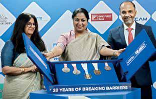 CM unveils Vedanta Half Marathon medal
