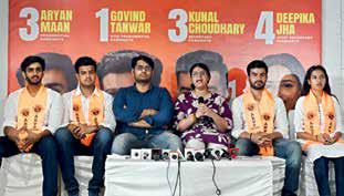 Student bodies unveil panels for DUSU polls; NSUI, left alliance field women for president