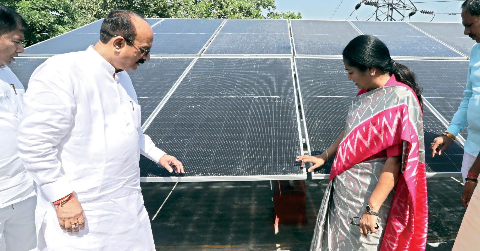 CM drives Delhi forward with solar, fire station and more...