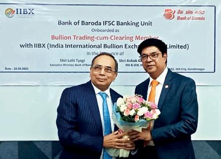 BoB gets nod to operate as Trading-Cum-Clearing Member on IIBX